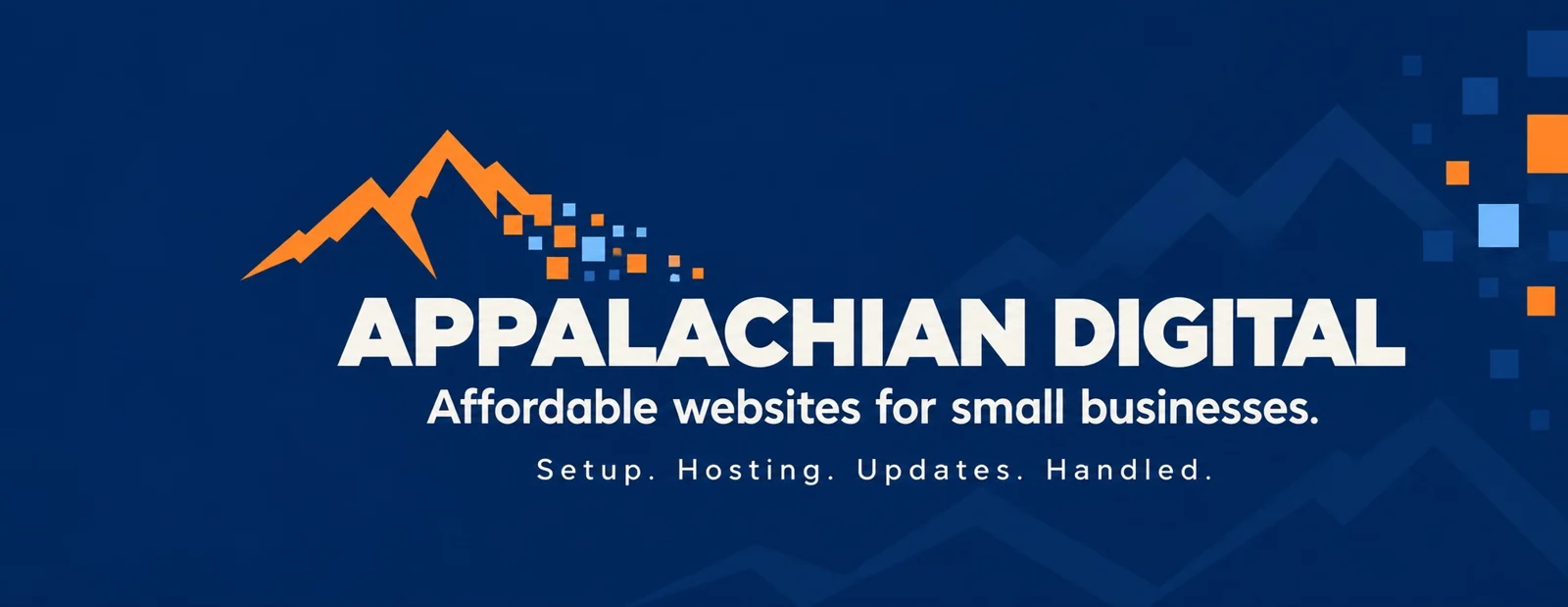 Appalachian Digital: affordable websites for small businesses. Setup, hosting and updates handled.