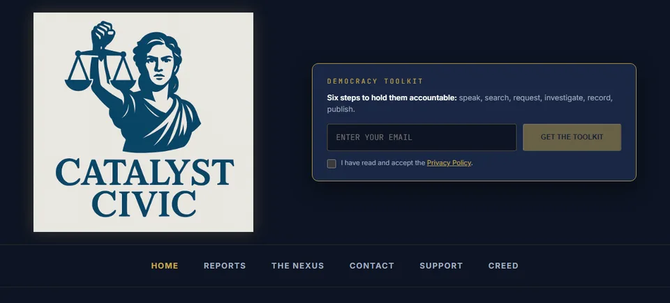 Catalyst Civic homepage